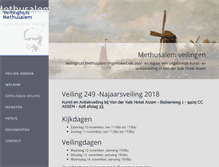 Tablet Screenshot of methusalem.nl